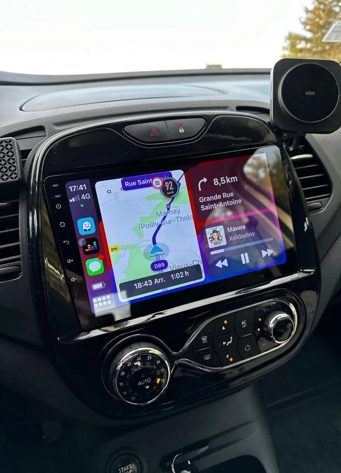 Renault Captur 2014-2021 Wireless Apple CarPlay/Android Auto Upgrade Kit