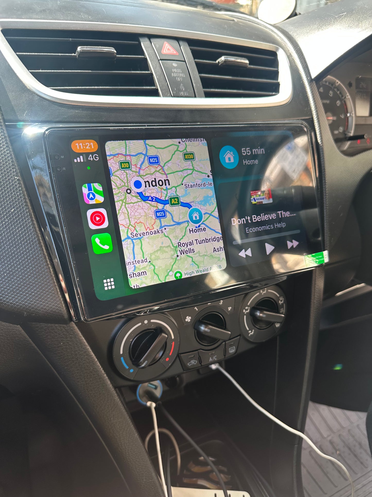 Suzuki Swift 2012-2016 Wireless Apple CarPlay Upgrade Kit
