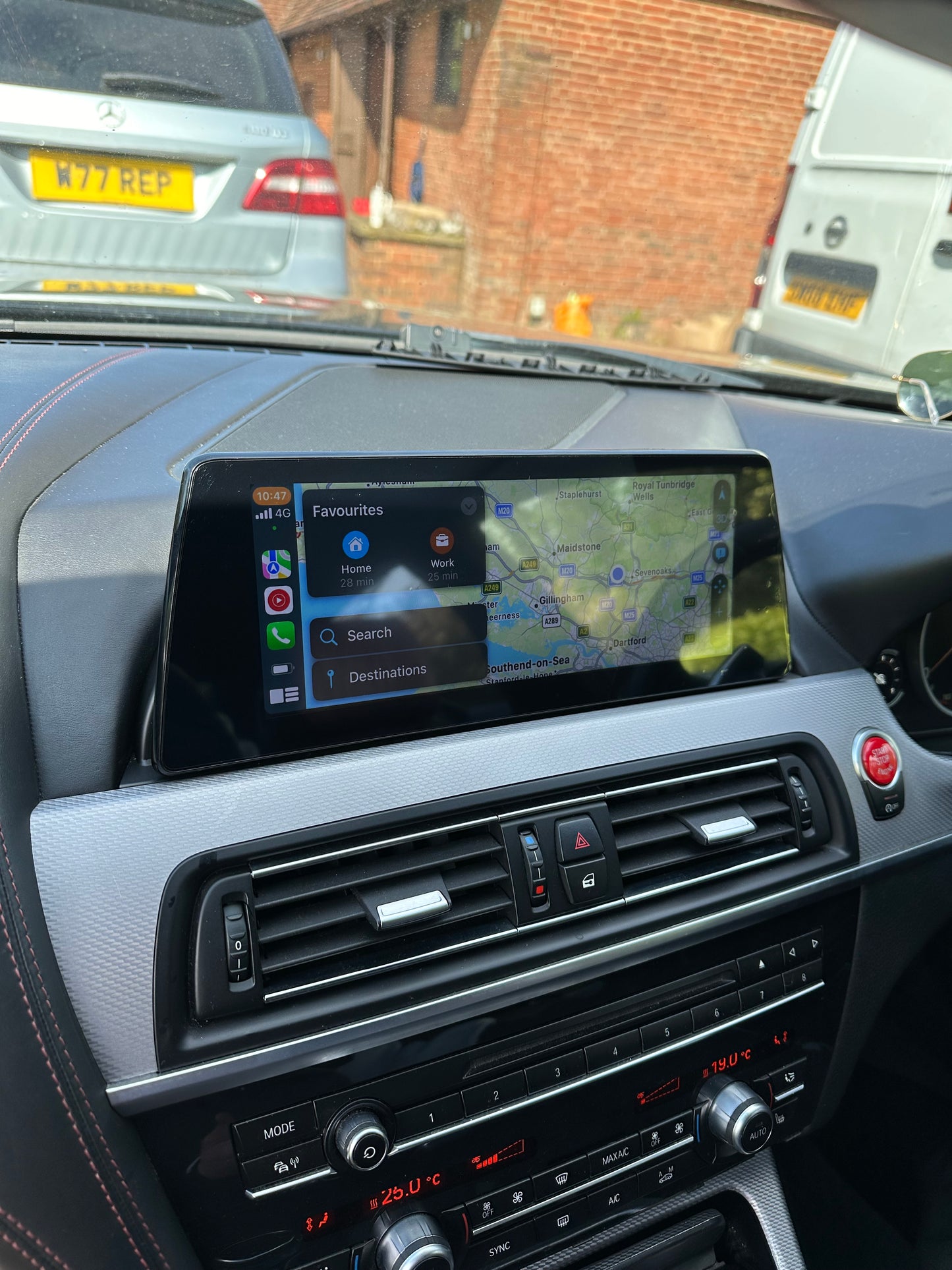 BMW 6 Series 2012-2015 F06/F12/F13 Wireless Apple CarPlay/Android Auto Touchscreen Kit
