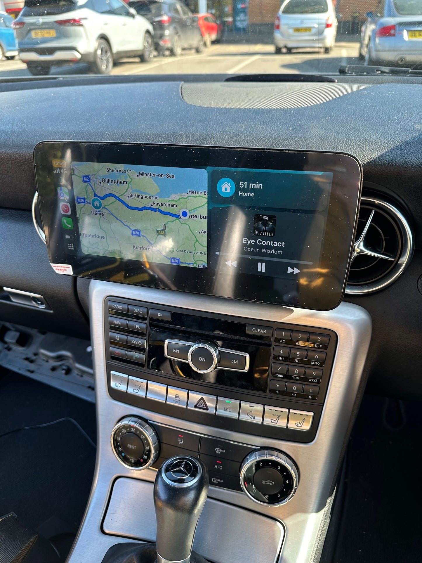 Mercedes SL/SLC/SLK 2011-2019 Wireless Apple CarPlay/Android Auto Touchscreen Kit
