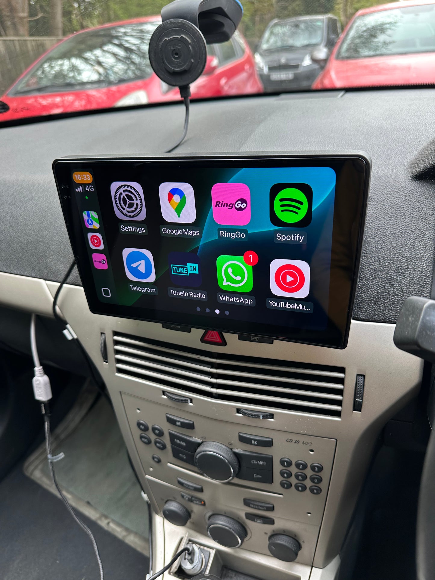 VAUXHALL ASTRA H/I 2004-2010 - PREMIUM HEAD UNIT UPGRADE KIT: RADIO INFOTAINMENT SYSTEM WITH WIRED & WIRELESS APPLE CARPLAY AND ANDROID AUTO COMPATIBILITY