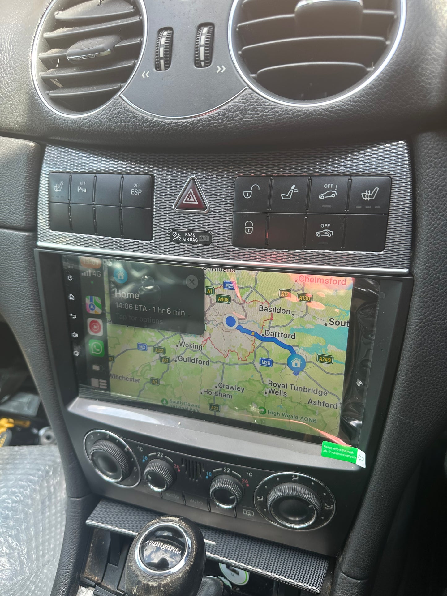 Mercedes CLK 2002-2010 Wireless Apple CarPlay/Android Auto Upgrade Kit