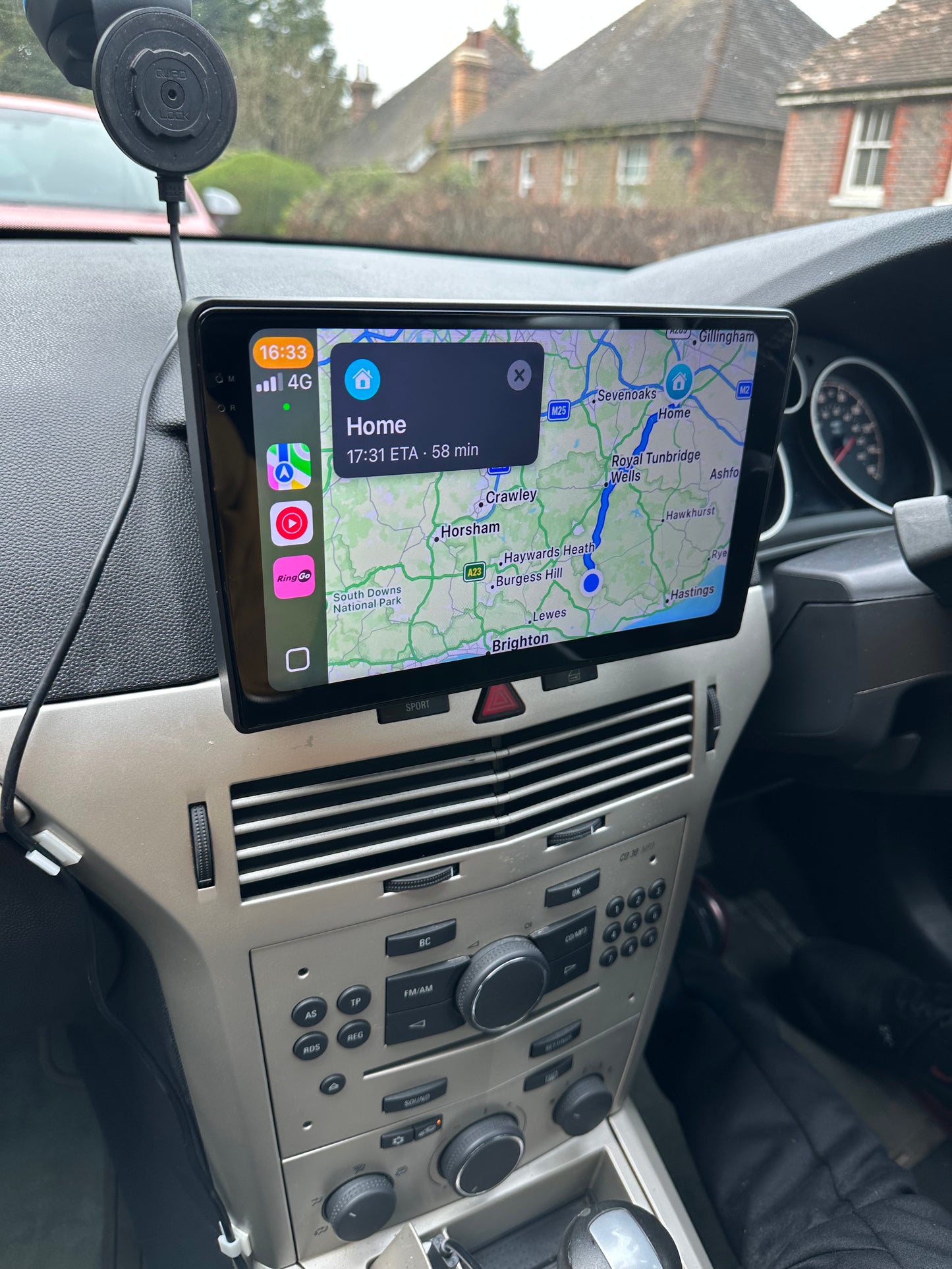 VAUXHALL ASTRA H/I 2004-2010 - PREMIUM HEAD UNIT UPGRADE KIT: RADIO INFOTAINMENT SYSTEM WITH WIRED & WIRELESS APPLE CARPLAY AND ANDROID AUTO COMPATIBILITY