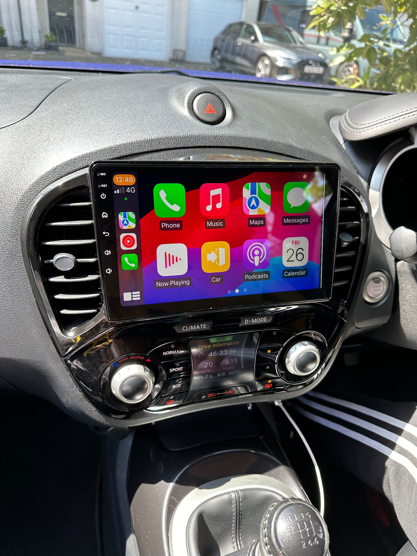 9 Inch Android car screen display for Nissan Juke