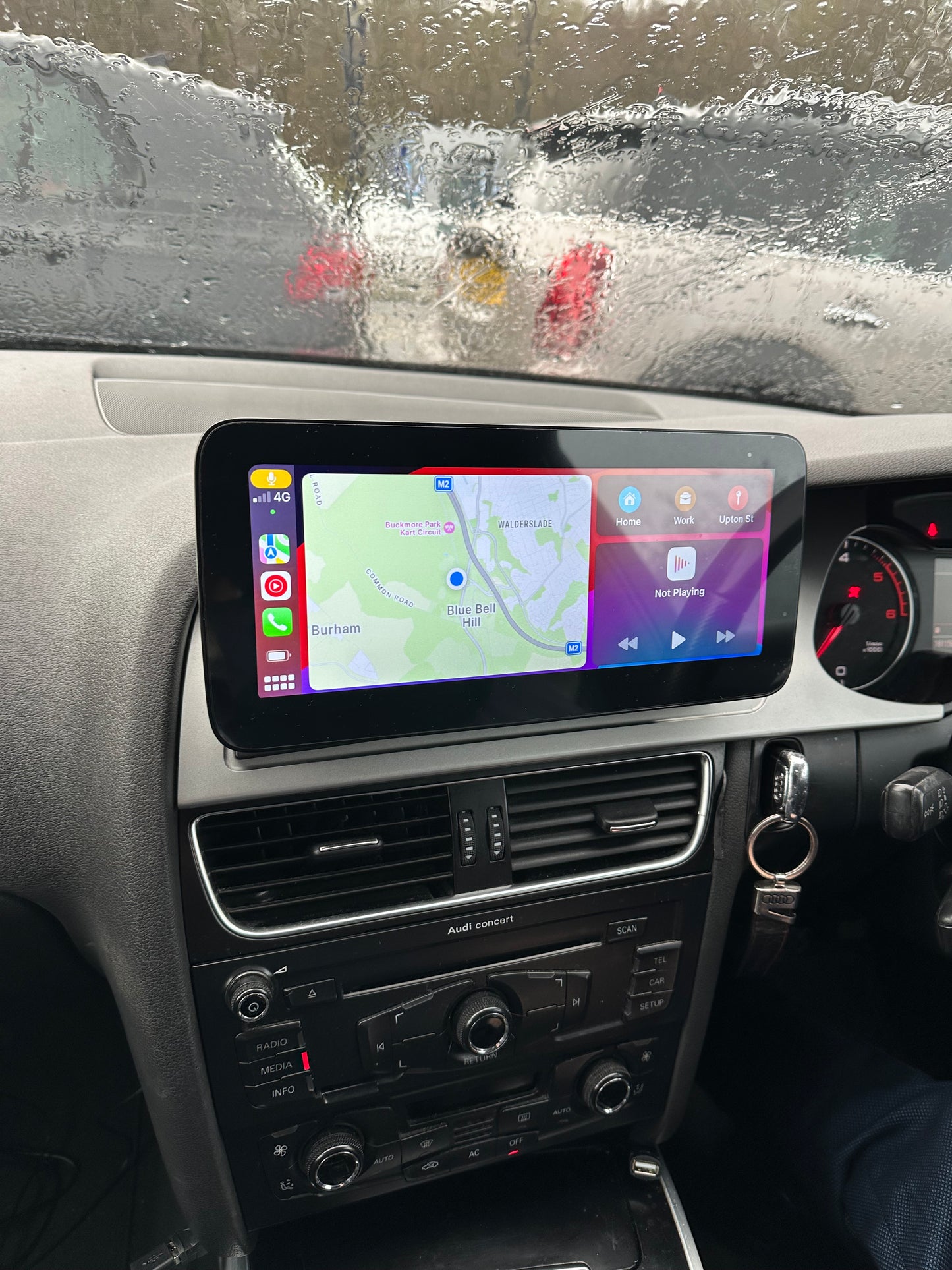 AUDI A5 (2007-2016) - PREMIUM HEAD UNIT UPGRADE KIT: RADIO INFOTAINMENT SYSTEM WITH WIRED & WIRELESS APPLE CARPLAY AND ANDROID AUTO COMPATIBILITY