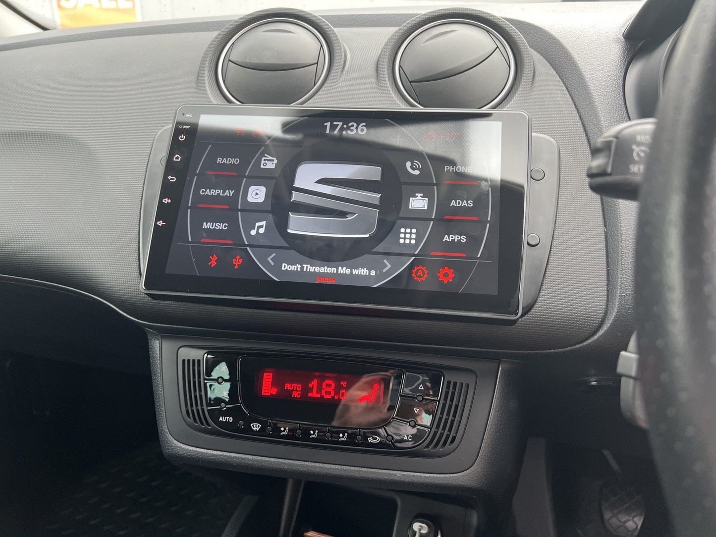 Seat Ibiza 2008-2015 Wireless Apple CarPlay/Android Auto Upgrade Kit