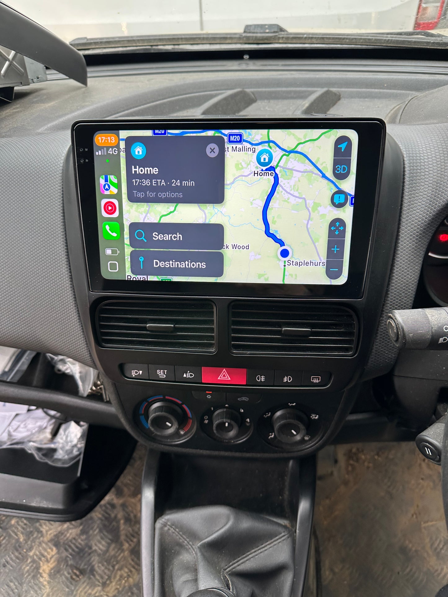 Fiat Doblo 2010-2015 Wireless Apple CarPlay/Android Auto Upgrade Kit