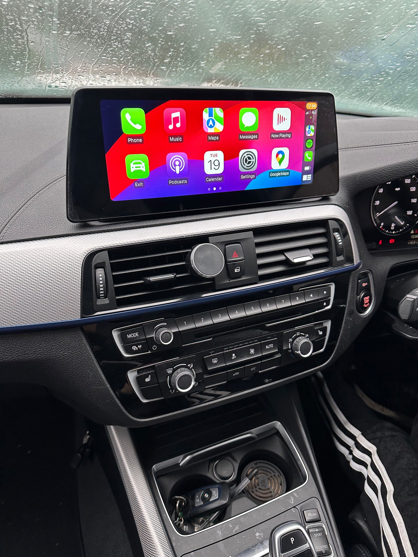 BMW 1 SERIES 2011-2019 (F20/F21) - PREMIUM HEAD UNIT UPGRADE KIT: RADIO INFOTAINMENT SYSTEM WITH WIRELESS APPLE CARPLAY AND ANDROID AUTO COMPATIBILITY