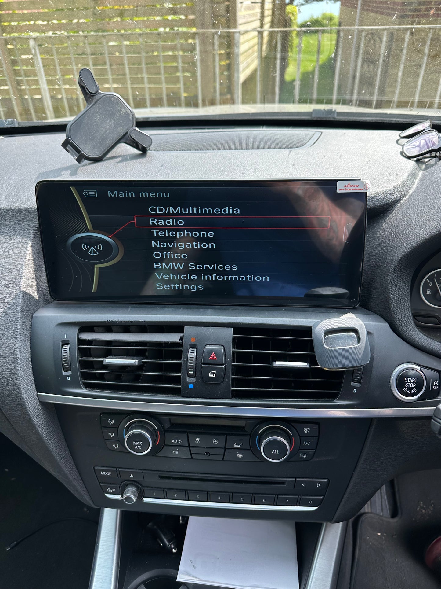 Android unit works with BMW iDrive