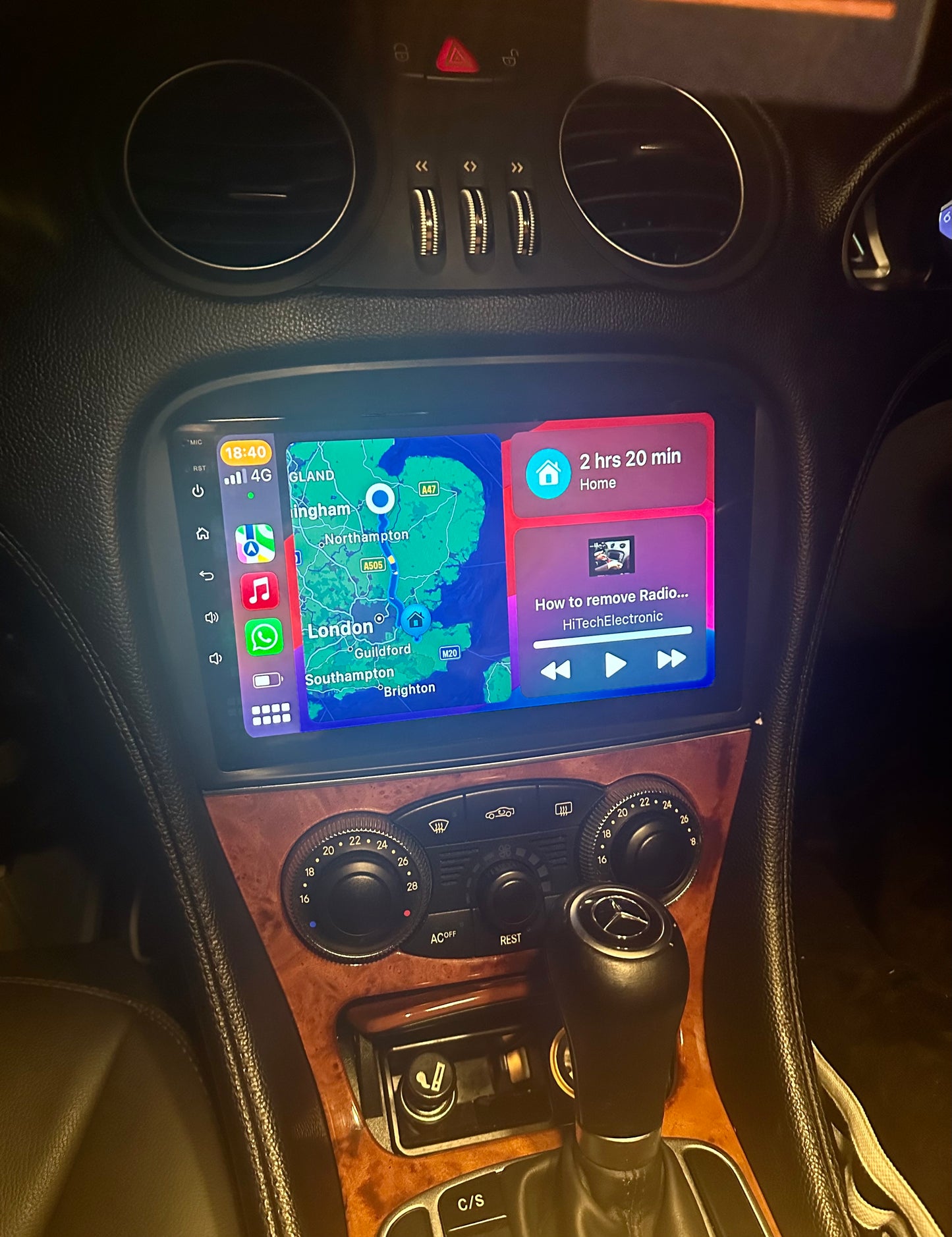 Mercedes SL500 2004-2012 CL203 Wireless Apple CarPlay/Android Auto Upgrade Kit