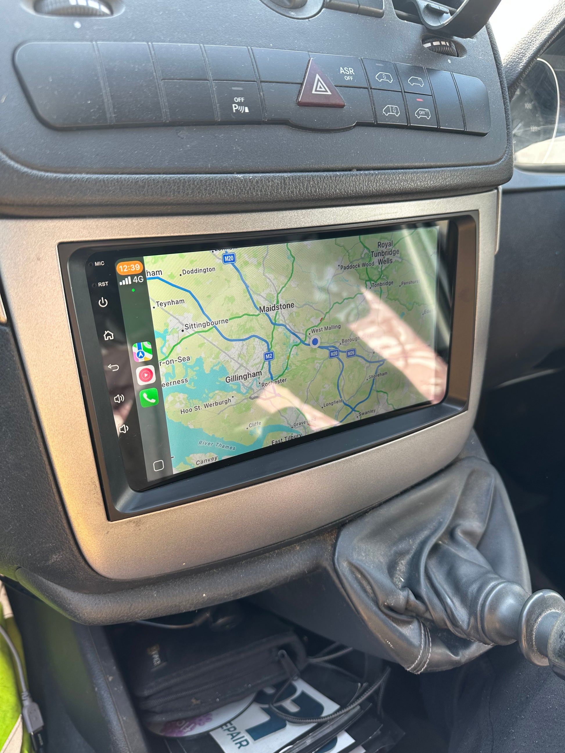Wireless Android Auto DAB touchscreen for Vito