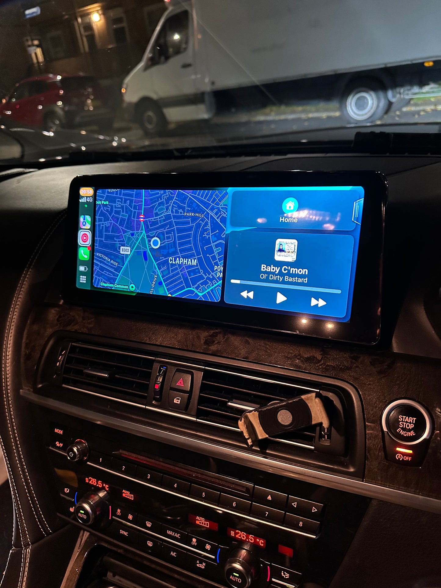 BMW 6 Series 2012-2015 F06/F12/F13 Wireless Apple CarPlay/Android Auto Touchscreen Kit