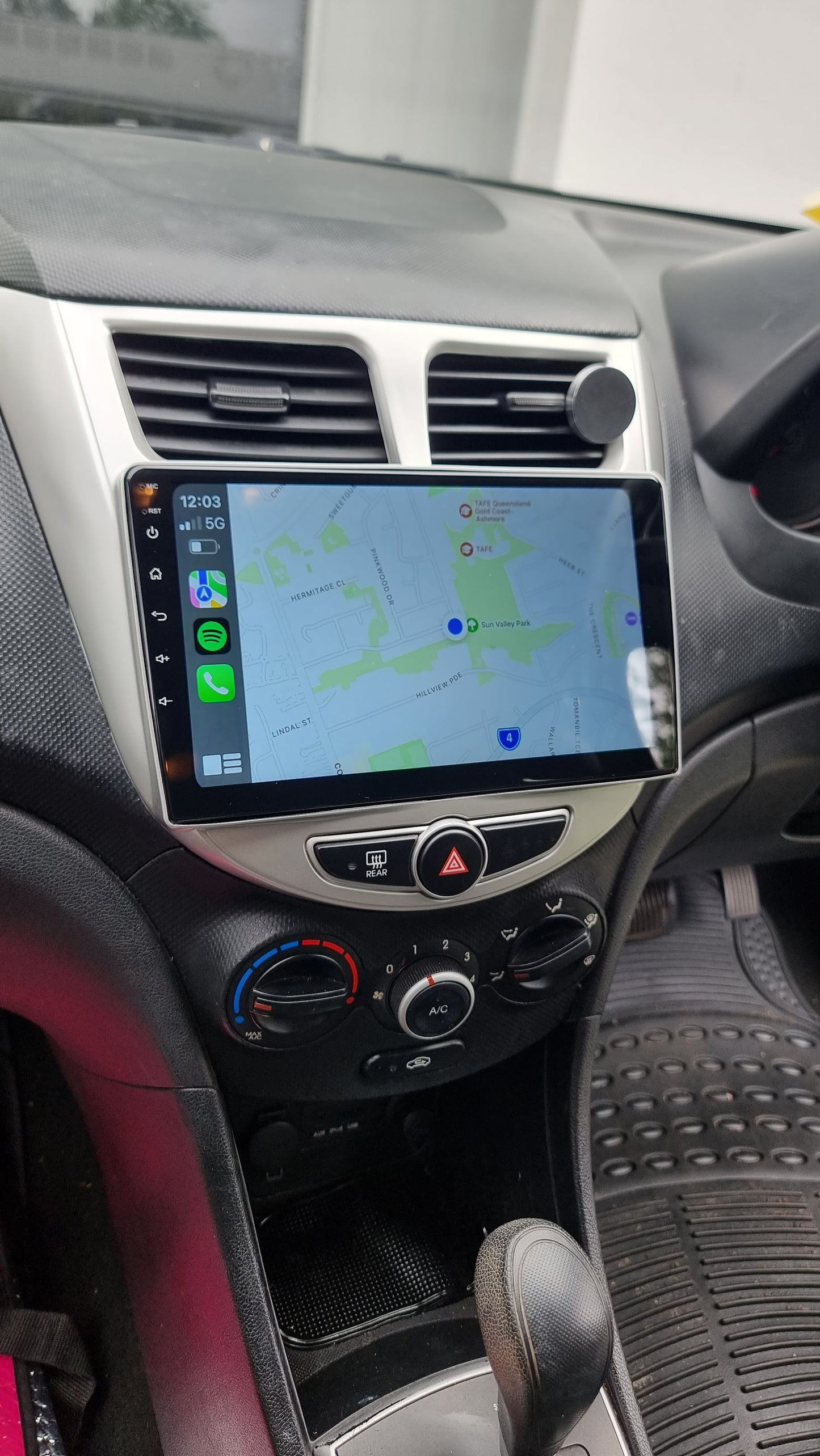Hyundai Accent/Solaris 2010-2016 Wireless Apple CarPlay/Android Auto Upgrade Kit