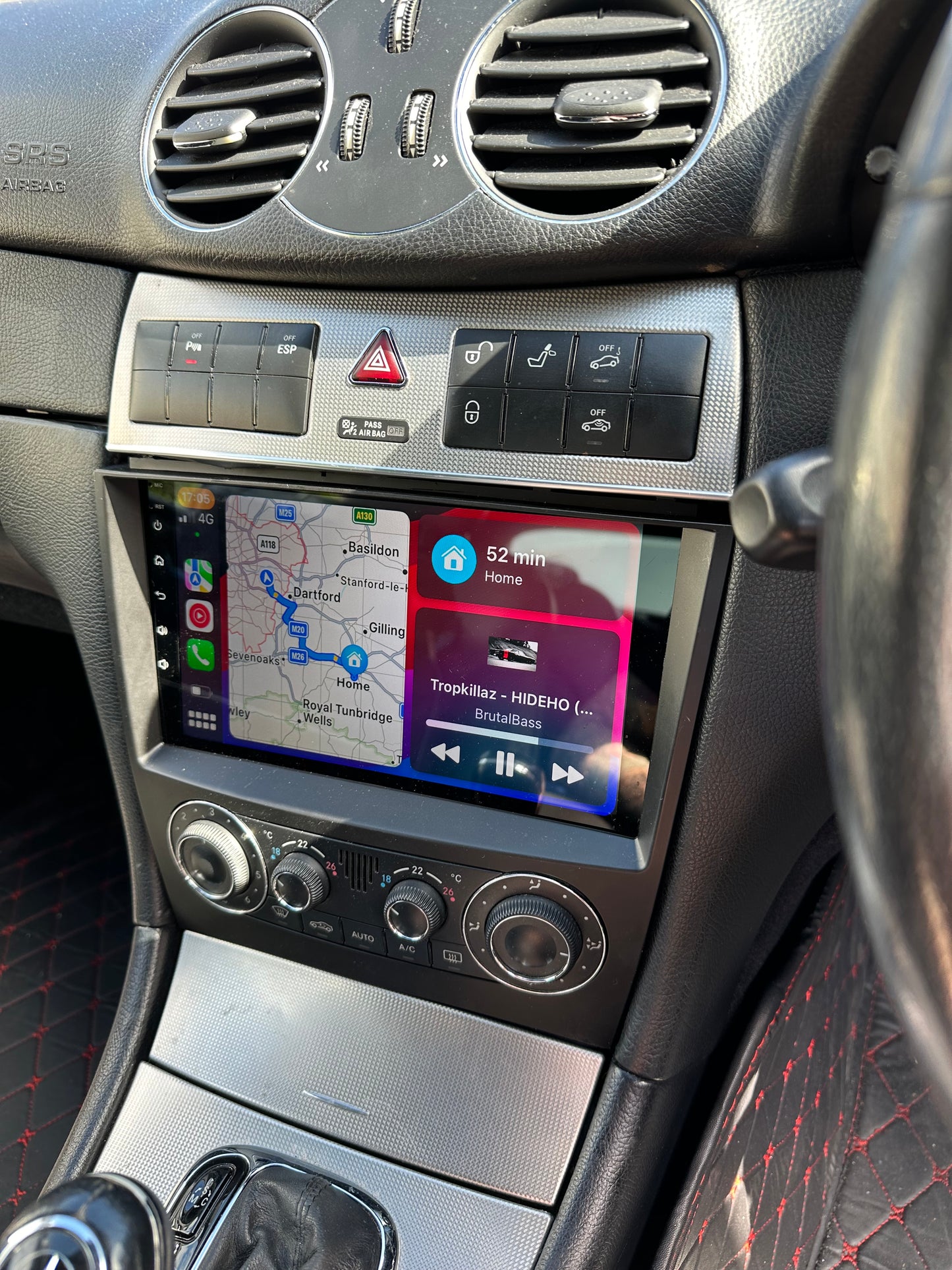 Mercedes CLK 2002-2010 Wireless Apple CarPlay/Android Auto Upgrade Kit