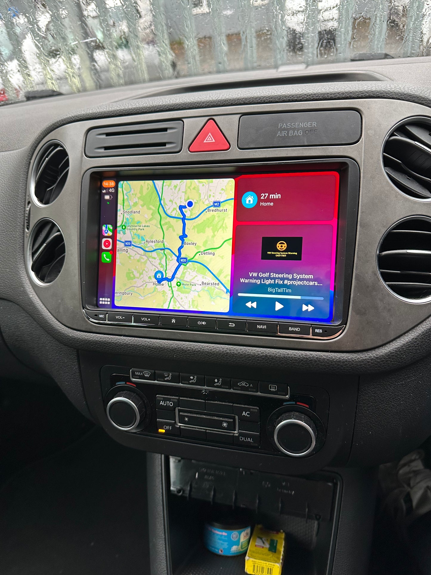 VOLKSWAGEN VW TIGUAN (2009-2017) - Full Touchscreen Upgrade Kit - Wireless Apple CarPlay / Wireless Android Auto