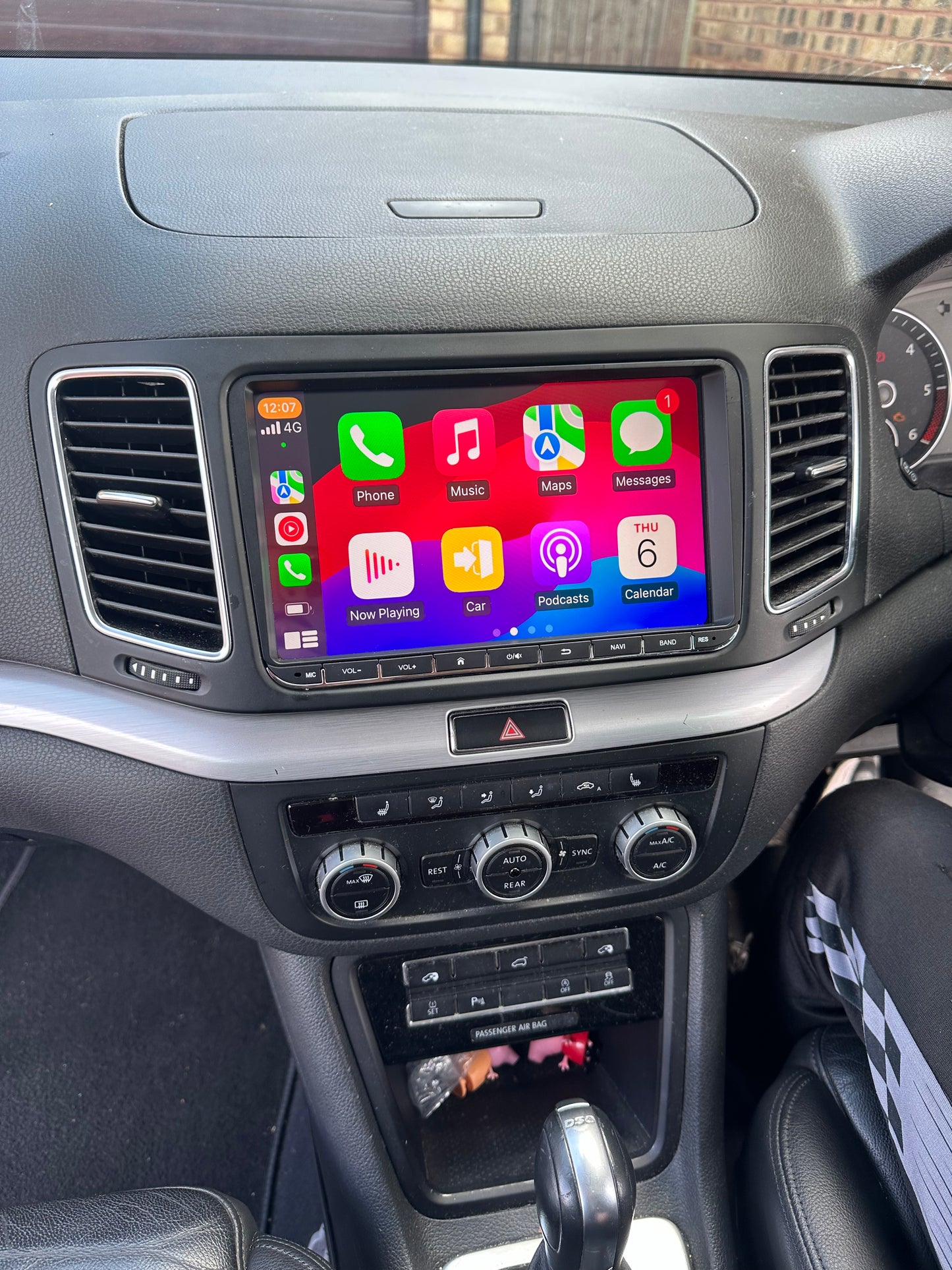 SEAT ALHAMBRA Mk2 2010-2018 - PREMIUM HEAD UNIT UPGRADE KIT: RADIO INFOTAINMENT SYSTEM WITH WIRED & WIRELESS APPLE CARPLAY AND ANDROID AUTO COMPATIBILITY