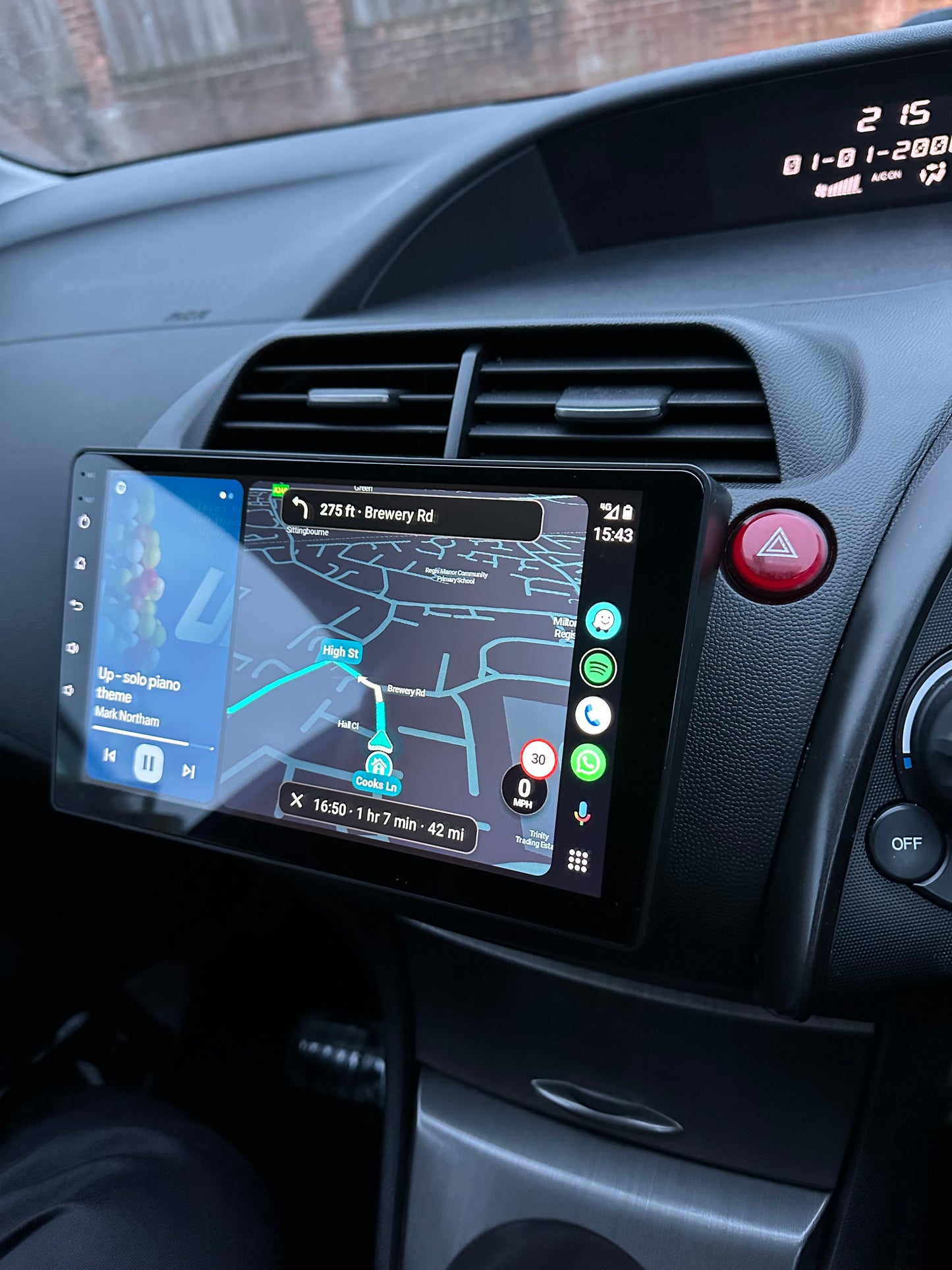 Honda Civic Hatchback 2005-2011 Wireless Apple CarPlay/Android Auto Upgrade Kit