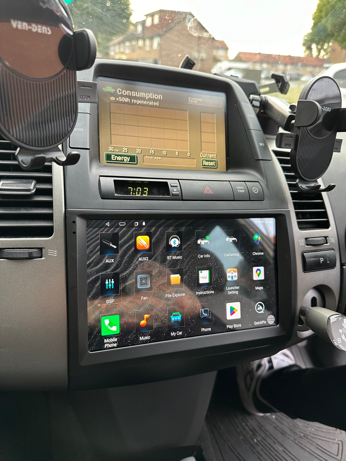 Toyota Prius 2003-2011 - Full Touchscreen Upgrade Kit - Wireless Apple CarPlay / Wireless Android Auto