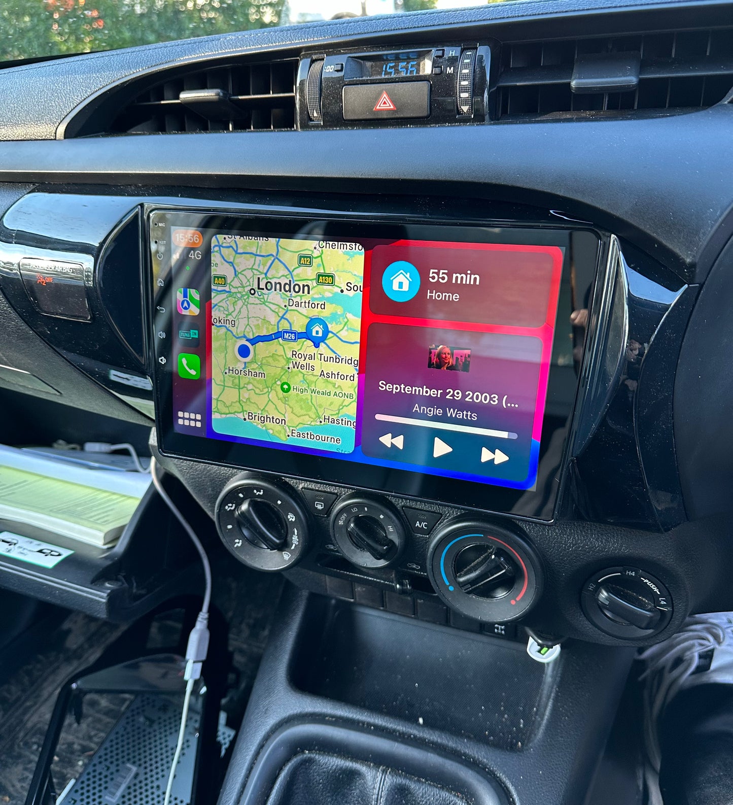 Toyota Hilux 2015-2023 Wireless Apple CarPlay/Android Auto Upgrade Kit