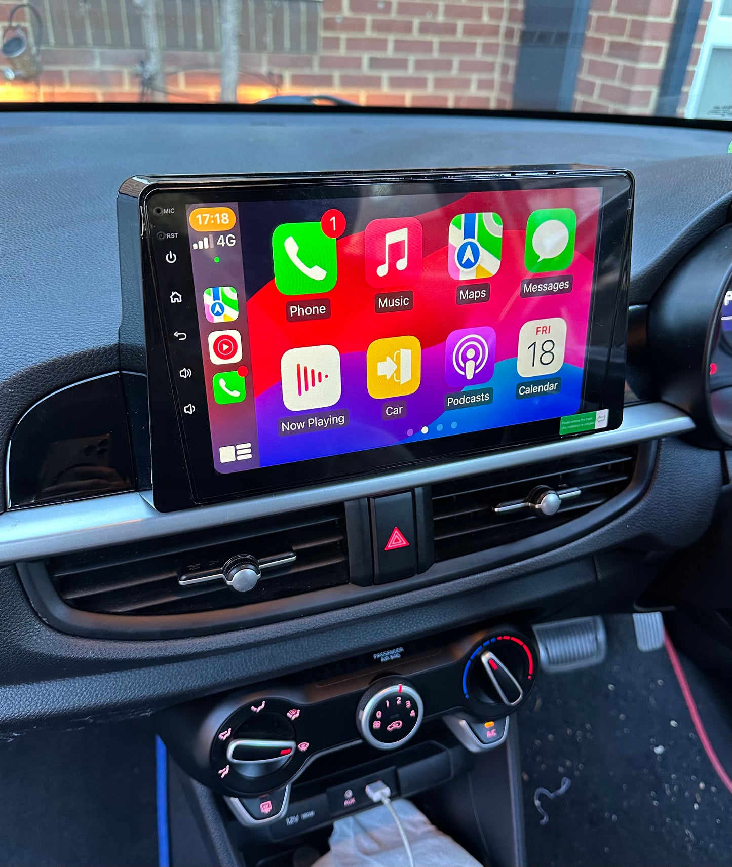 Kia Picanto 2018-2023 Wireless Apple CarPlay Upgrade Kit