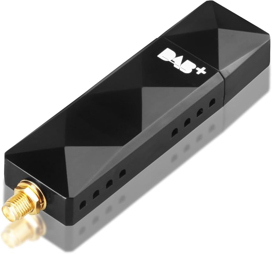 DAB+ DIGITAL RADIO RECEIVER - CLEAR SOUND, PLUG+PLAY