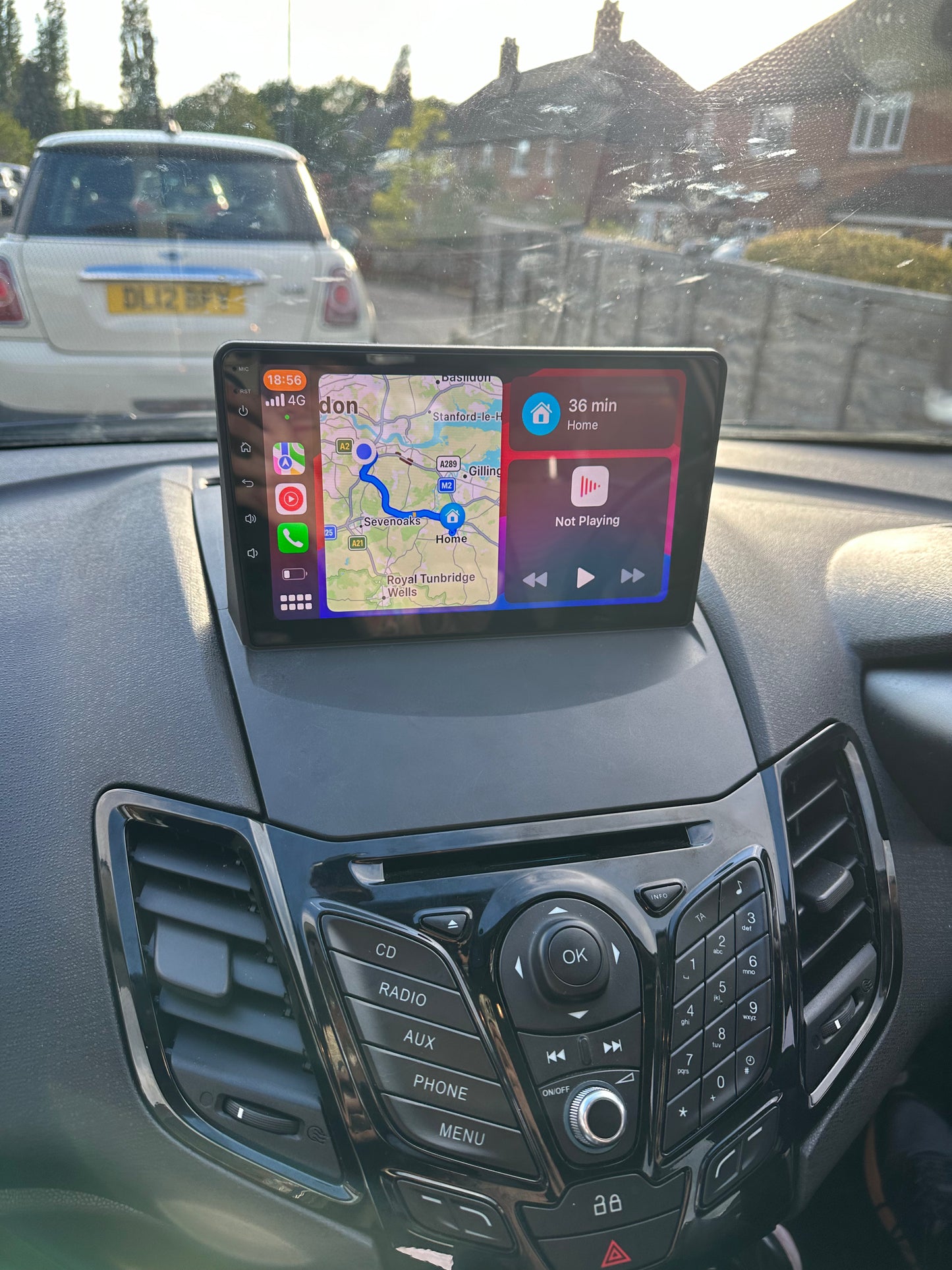 Wireless Android Auto DAB touchscreen for Fiesta