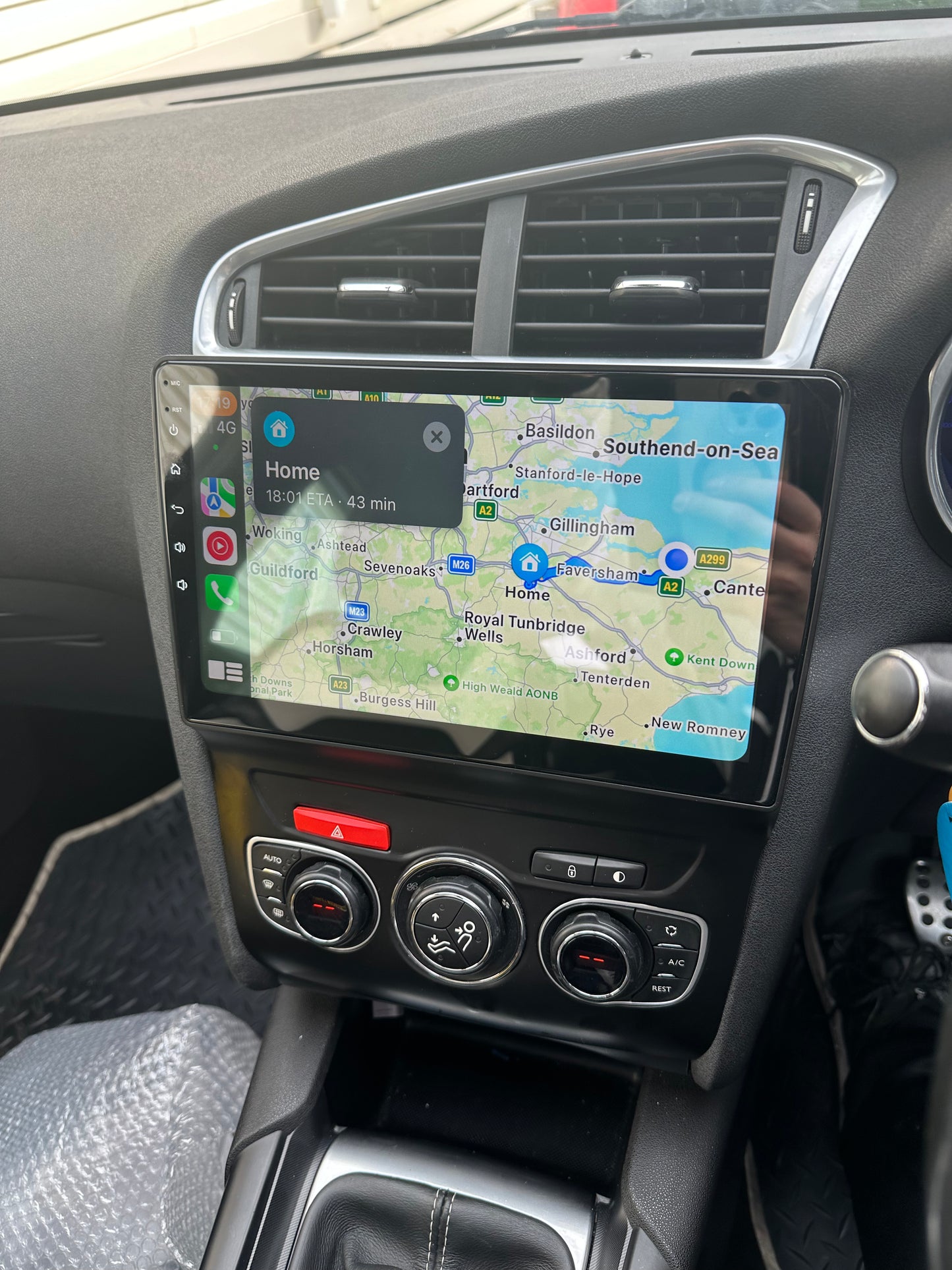 Citroen C4/C4L/DS4 2011-2018 Wireless Apple CarPlay Upgrade Kit