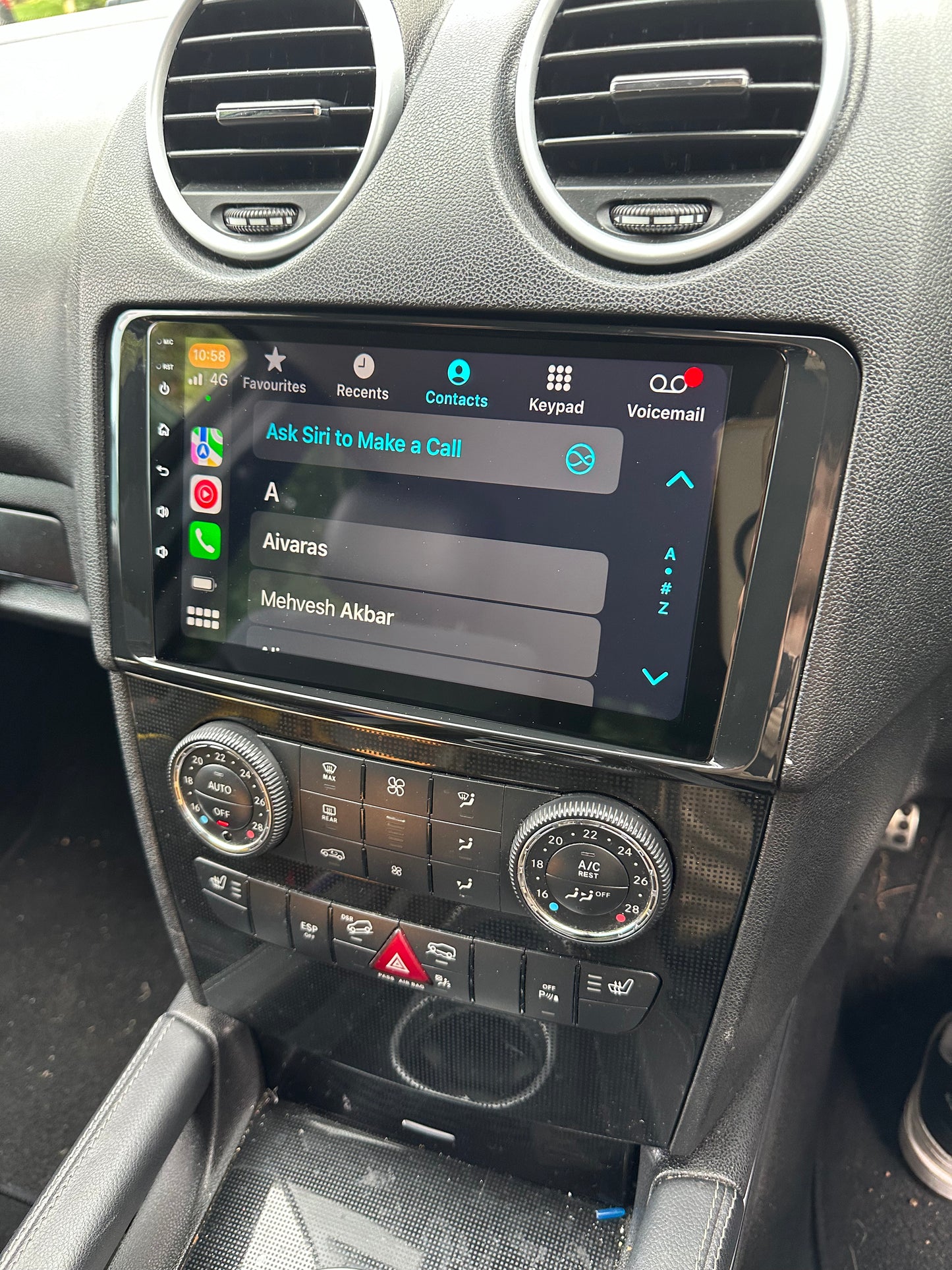 Mercedes ML 2004-2011 Wireless Apple CarPlay/Android Auto Upgrade Kit