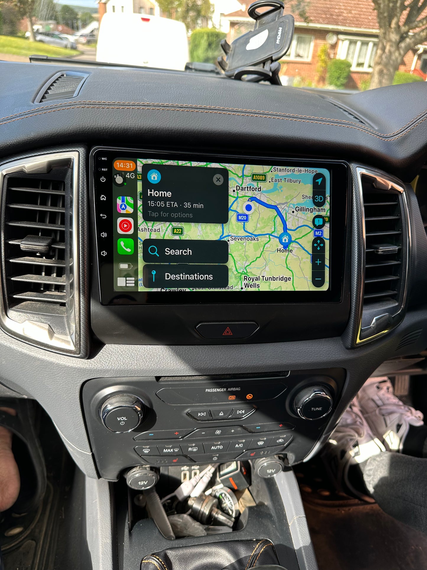 Ford Ranger 2015-2021 Wireless Apple CarPlay Upgrade Kit