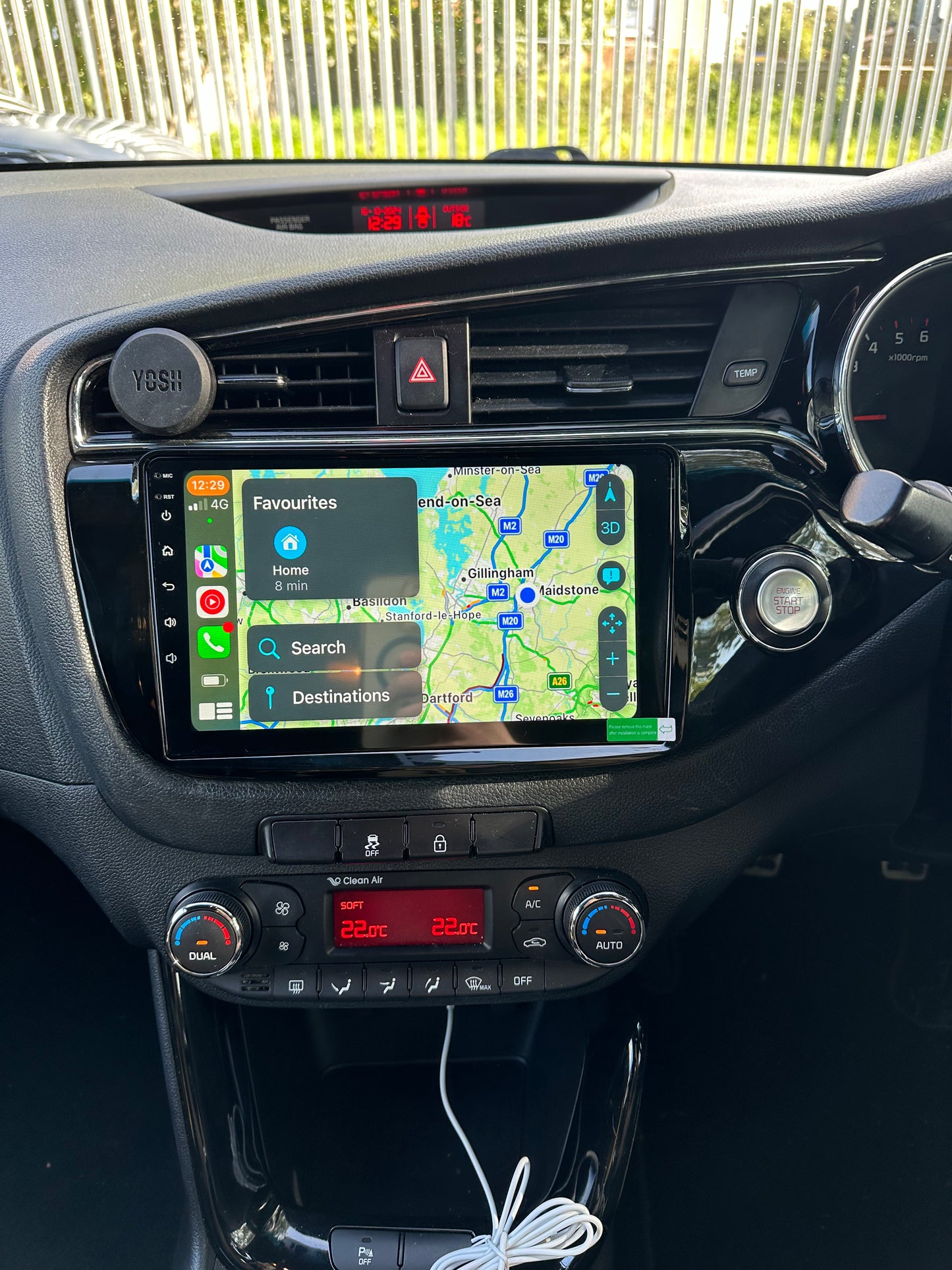 Kia Ceed/Proceed 2012-2017 Wireless Apple CarPlay/Android Auto Upgrade Kit