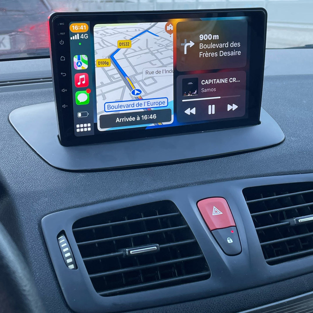 RENAULT MEGANE (2008-2014) - Full Touchscreen Upgrade Kit - Wireless Apple CarPlay / Wireless Android Auto