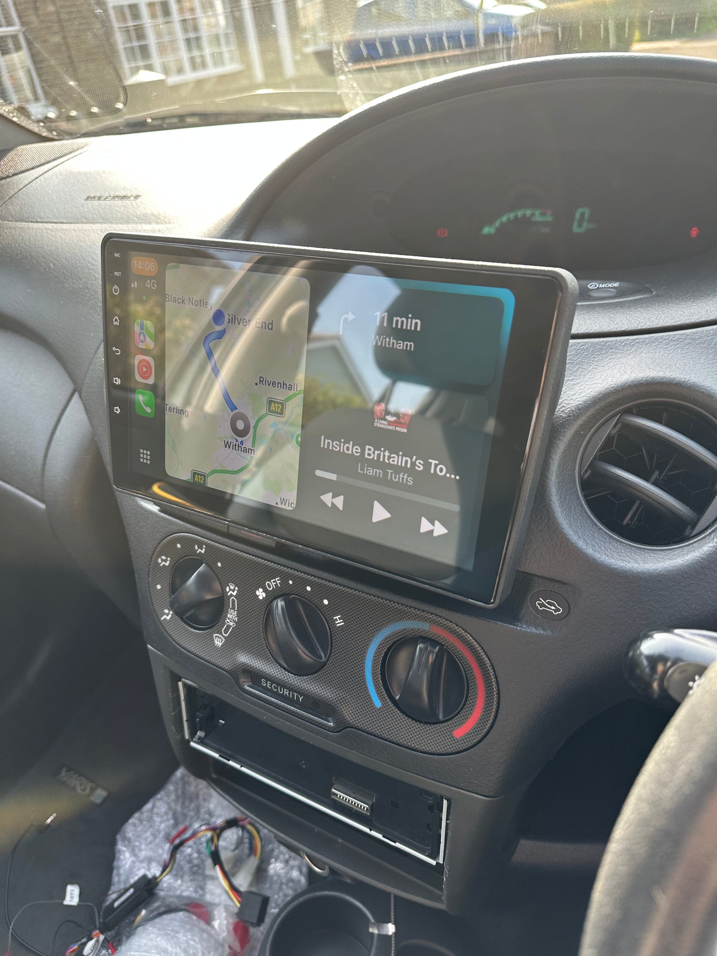 Toyota Yaris/Vitz/Echo 1999-2006 Wireless Apple CarPlay/Android Auto Upgrade Kit