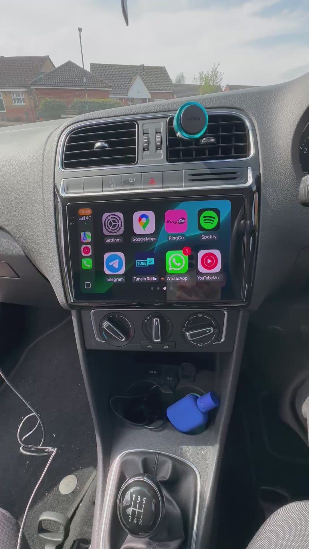 Carplay Android Auto touchscreen VW Polo 2017