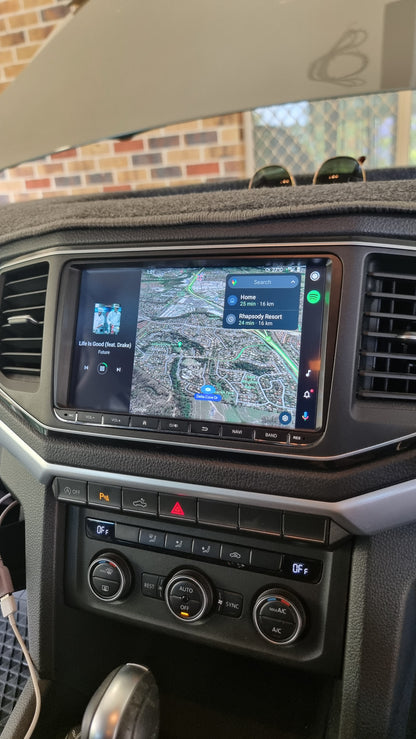 VOLKSWAGEN VW AMAROK (2017-2021) - Full Touchscreen Upgrade Kit - Wireless Apple CarPlay / Wireless Android Auto