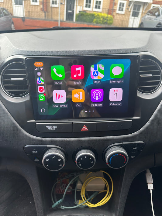 Hyundai i10 2014-2019 Wireless Apple CarPlay/Android Auto Upgrade Kit
