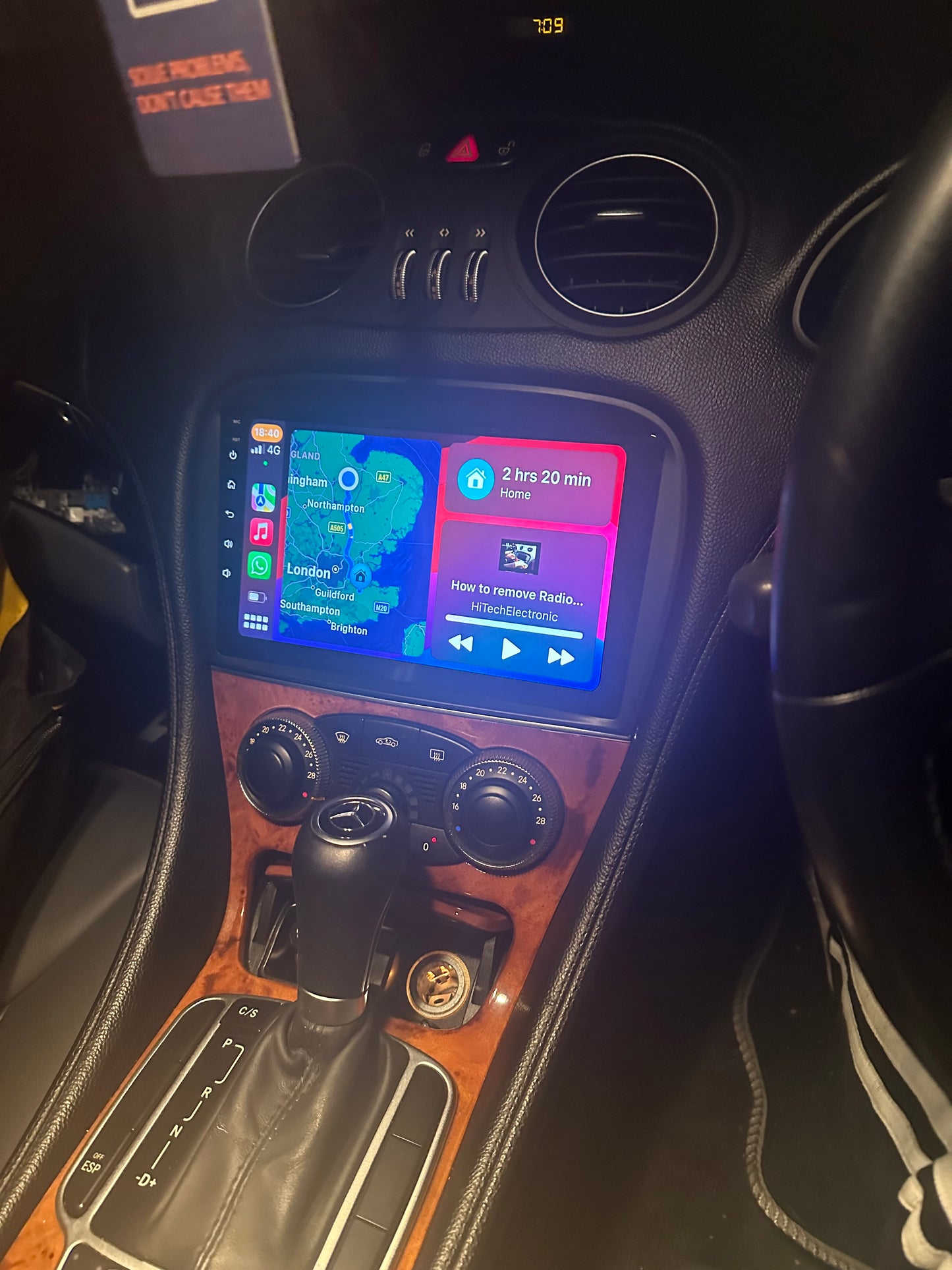 Mercedes SL500 2004-2012 CL203 Wireless Apple CarPlay/Android Auto Upgrade Kit