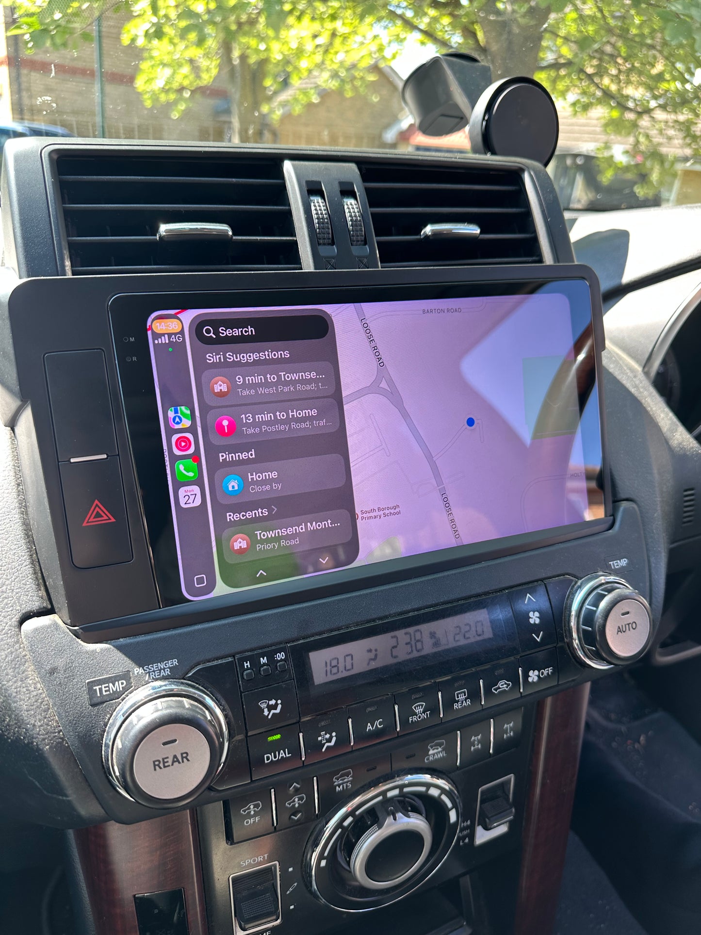 Toyota Land Cruiser/Prado 150 Series 2014-2017 Wireless Apple CarPlay  Upgrade Kit