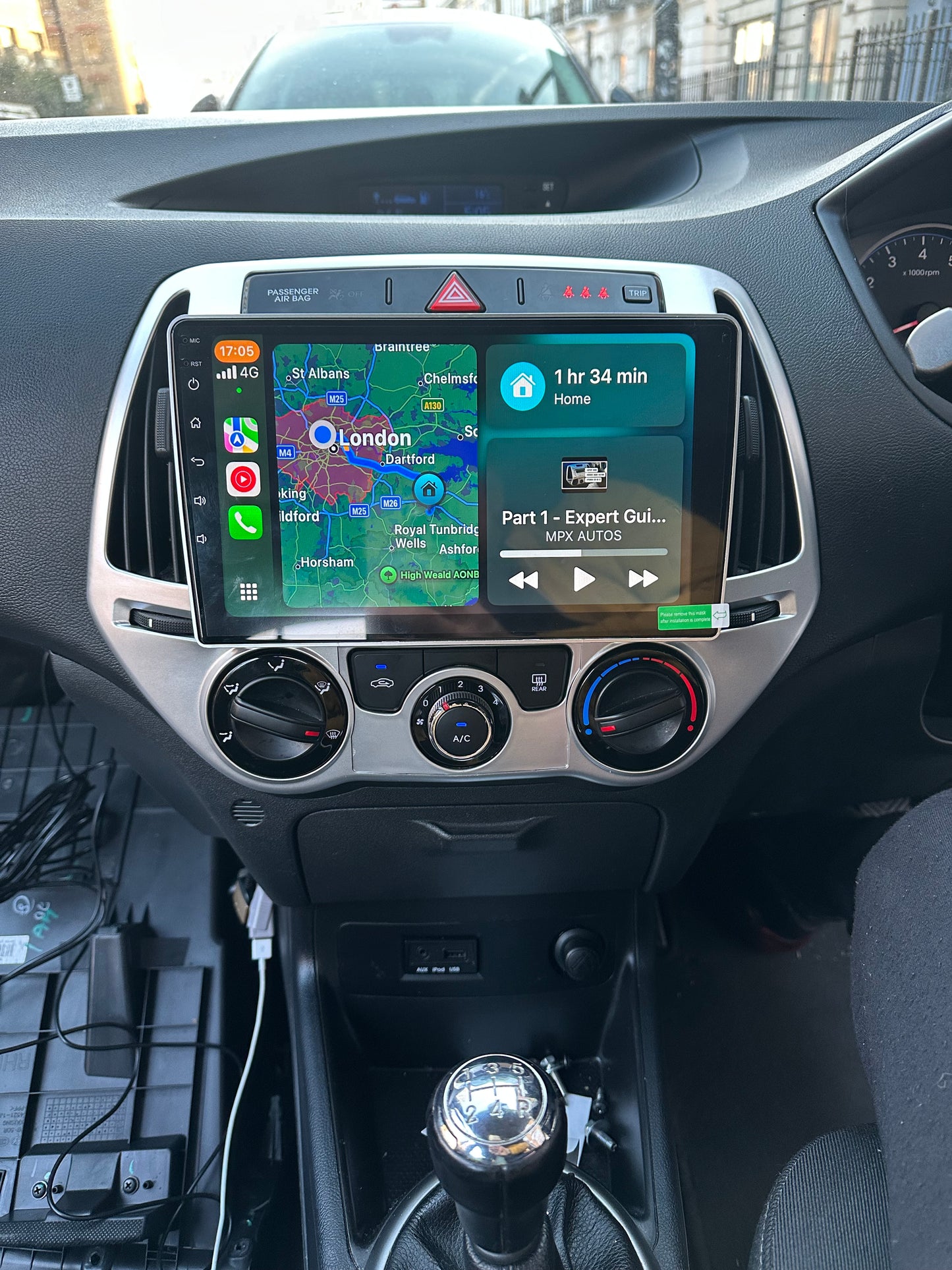 Hyundai i20 2009-2014 Wireless Apple CarPlay/Android Auto Upgrade Kit