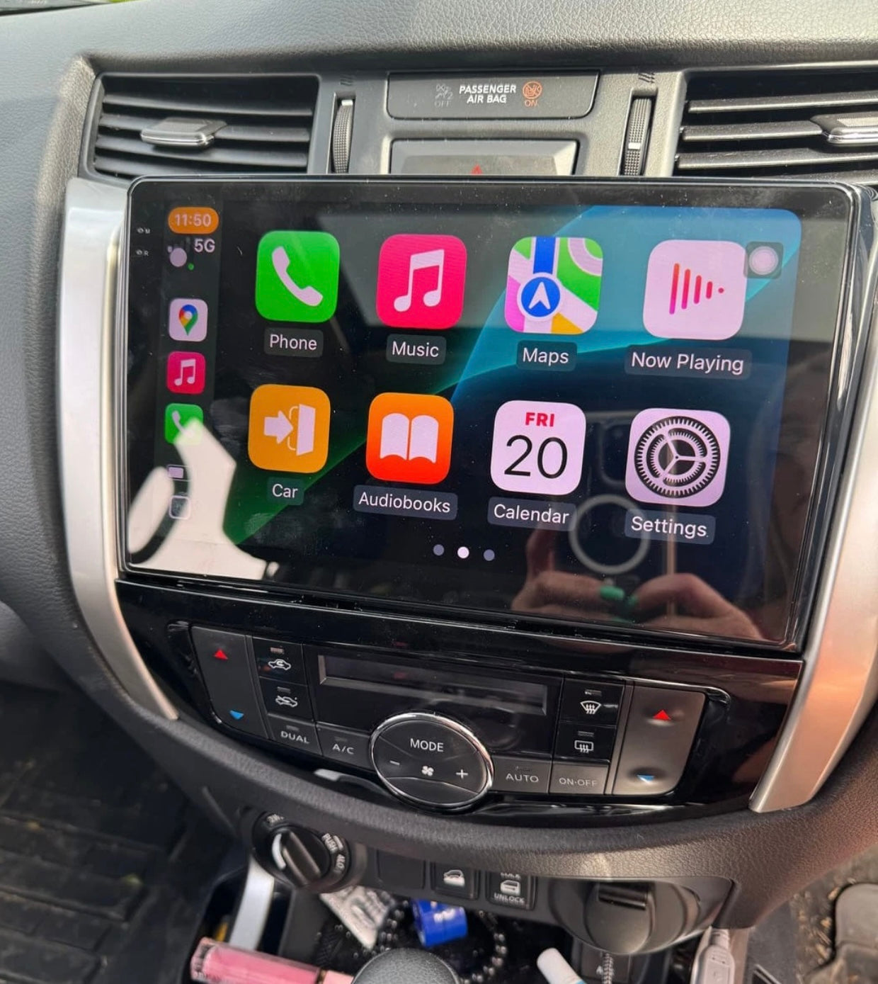Nissan Navara 2015-2023 Wireless Apple CarPlay Upgrade Kit