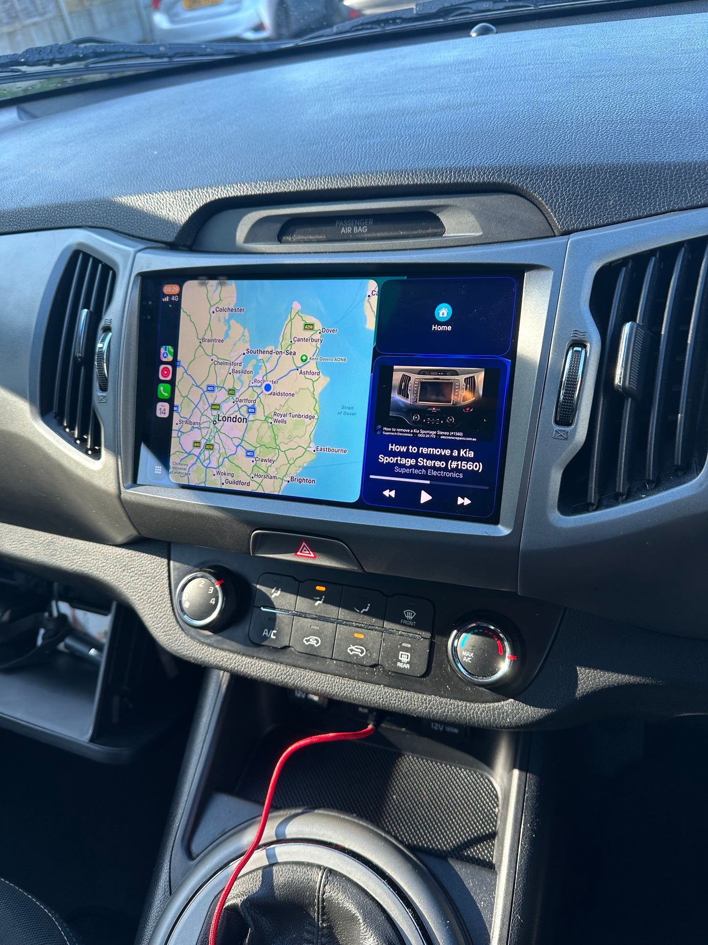 Kia Sportage 2010-2016 Wireless Apple CarPlay Upgrade Kit