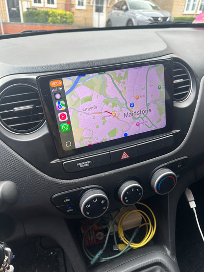 Hyundai i10 2014-2019 Wireless Apple CarPlay/Android Auto Upgrade Kit