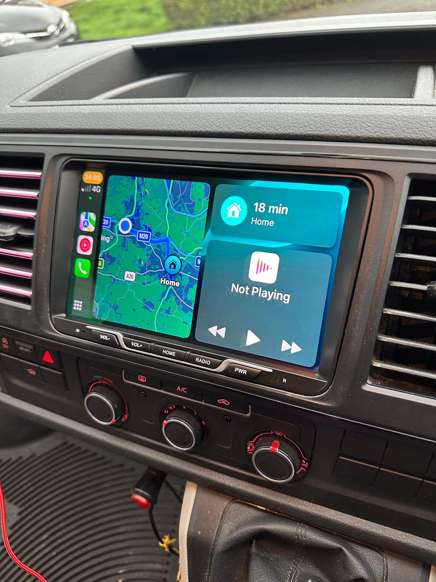 VW Transporter T5.1/T6 2010-2020 Wireless Apple CarPlay Upgrade Kit