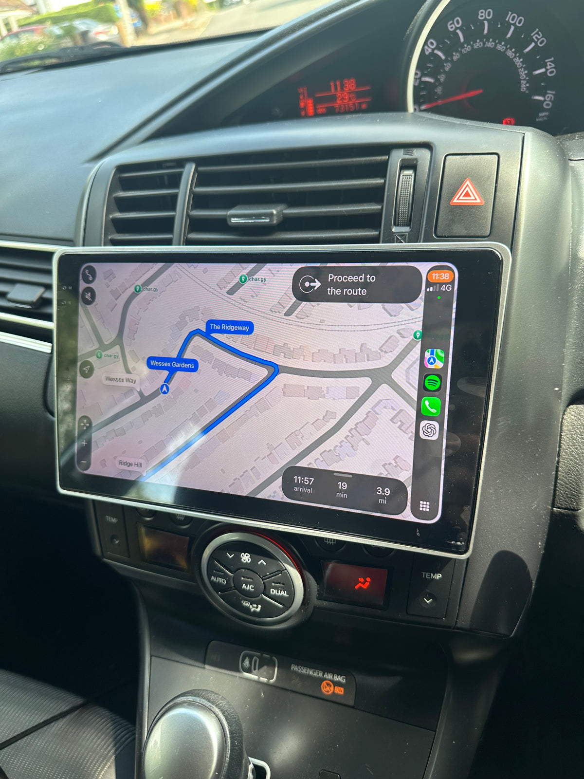 Toyota Verso 2010-2018 Wireless Apple CarPlay Upgrade Kit