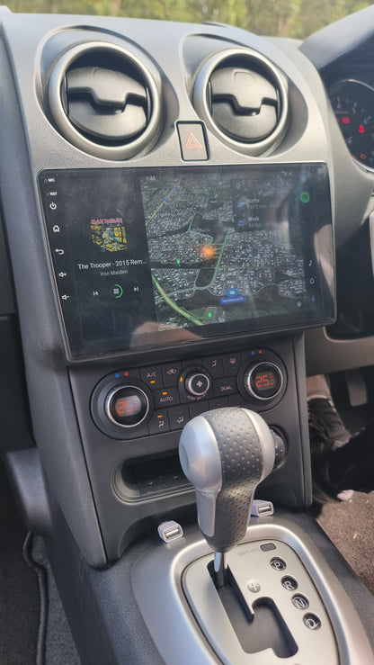 NISSAN QASHQAI J10 2006-2013 - PREMIUM HEAD UNIT UPGRADE KIT: RADIO INFOTAINMENT SYSTEM WITH WIRED & WIRELESS APPLE CARPLAY AND ANDROID AUTO COMPATIBILITY