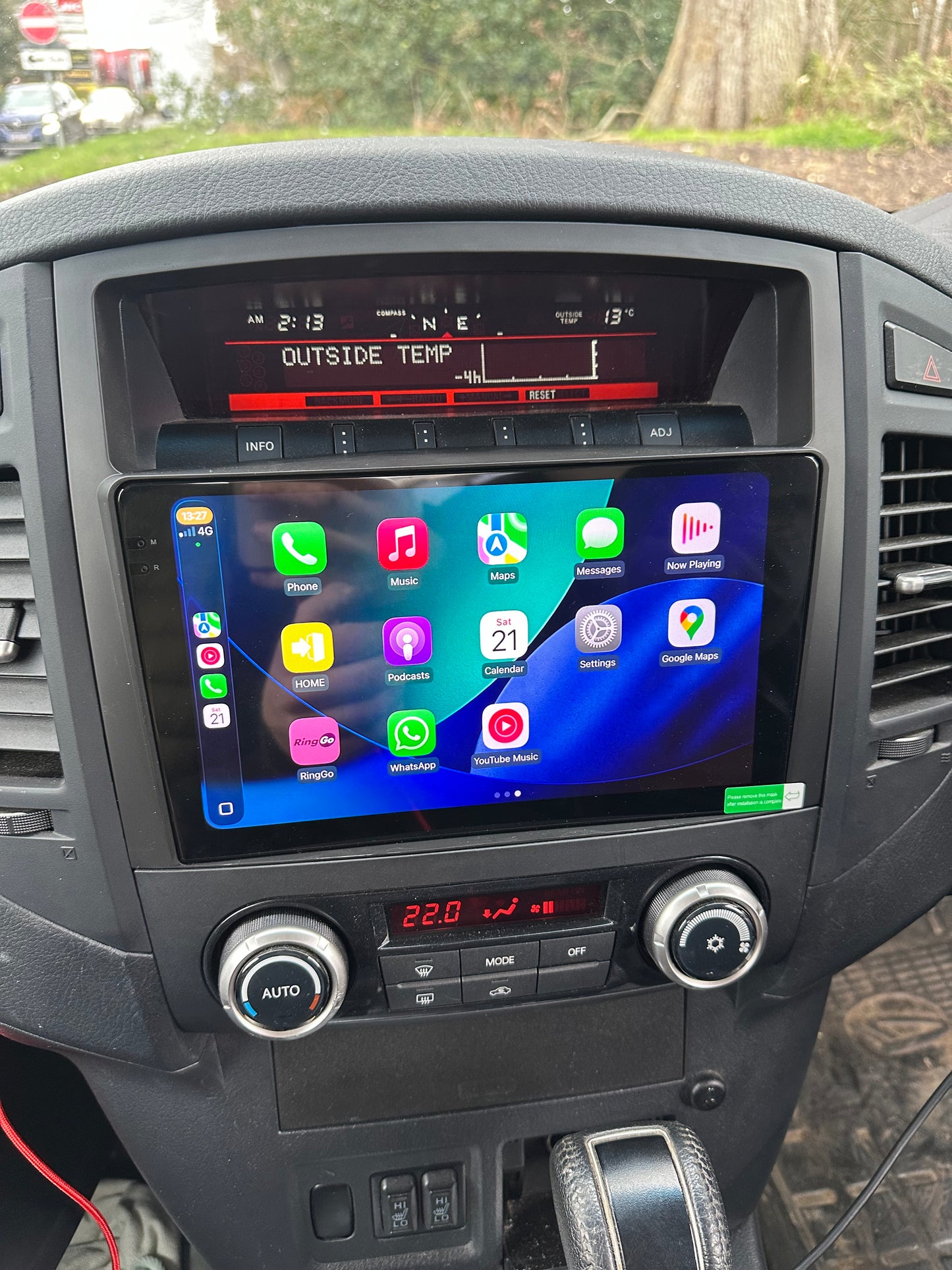 Mitsubishi Shogun 2007-2020 Wireless Apple CarPlay Upgrade Kit