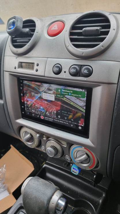 ISUZU RODEO/DENVER 2001-2012 - PREMIUM HEAD UNIT UPGRADE KIT: RADIO INFOTAINMENT SYSTEM WITH WIRED & WIRELESS APPLE CARPLAY AND ANDROID AUTO COMPATIBILITY