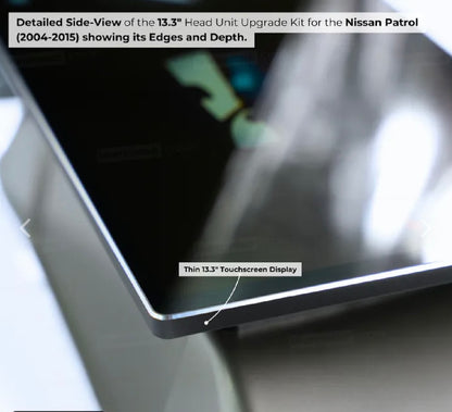 13.3 Inch Car Tablet - Wireless Apple CarPlay/Android Auto