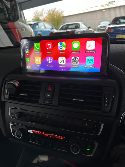 BMW 1 SERIES 2011-2019 (F20/F21) - PREMIUM HEAD UNIT UPGRADE KIT: RADIO INFOTAINMENT SYSTEM WITH WIRED & WIRELESS APPLE CARPLAY AND ANDROID AUTO COMPATIBILITY