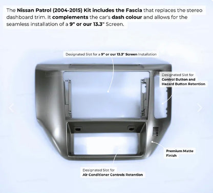 Nissan Patrol 2004-2015 Wireless Apple CarPlay Upgrade Kit