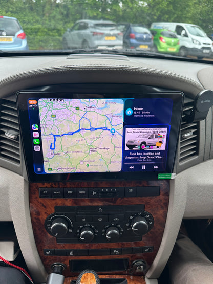 Jeep Grand Cherokee 2004-2007 Wireless Apple CarPlay/Android Auto Upgrade Kit